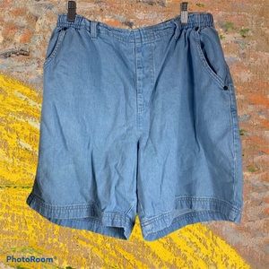 Vintage Bobbie Brooks Jean Shorts Size 18W